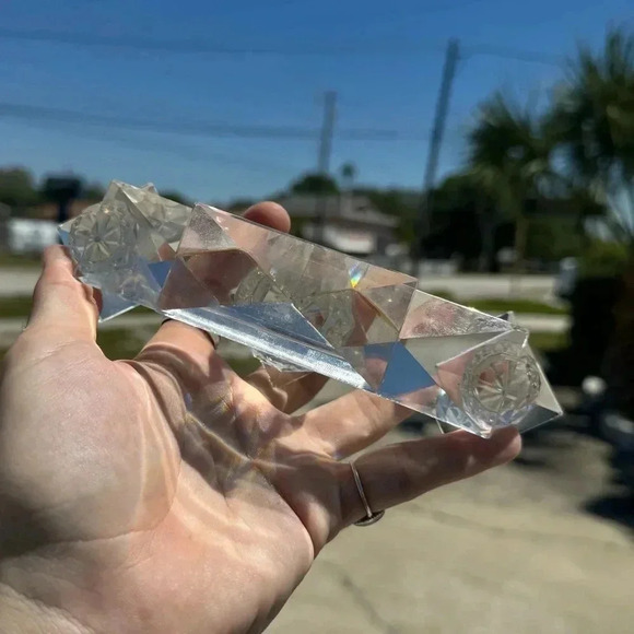 Vintage Swarovski Crystal Candelabra Candle Holder - Picture 6 of 6